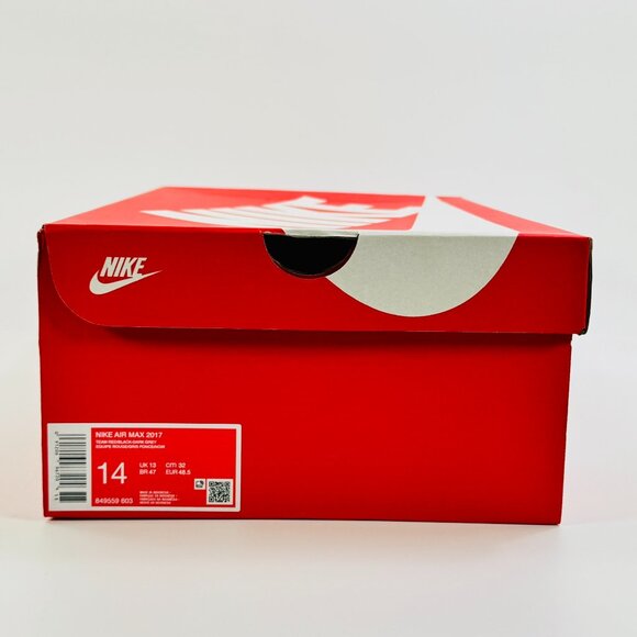 Nike Air Max 2017 \'Team Red Black\' 849559-603 Multi Size main image 13